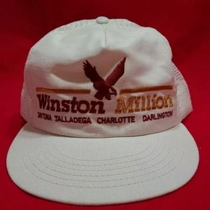 Vintage Winston Nascar Mesh Snapback Trucker Hat